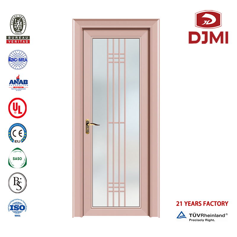 Brand New Wood Beoom Glass Dubai WPC Door Hot Selling Waterproof Pu Pael Composite Door Multifuncal Wood Door Price WPC Doors Interior