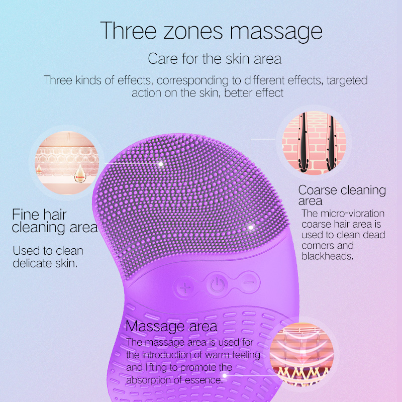 Лице и четка за тяло SPA почистваща система електрическа ексфолираща четка за почистване на лицето