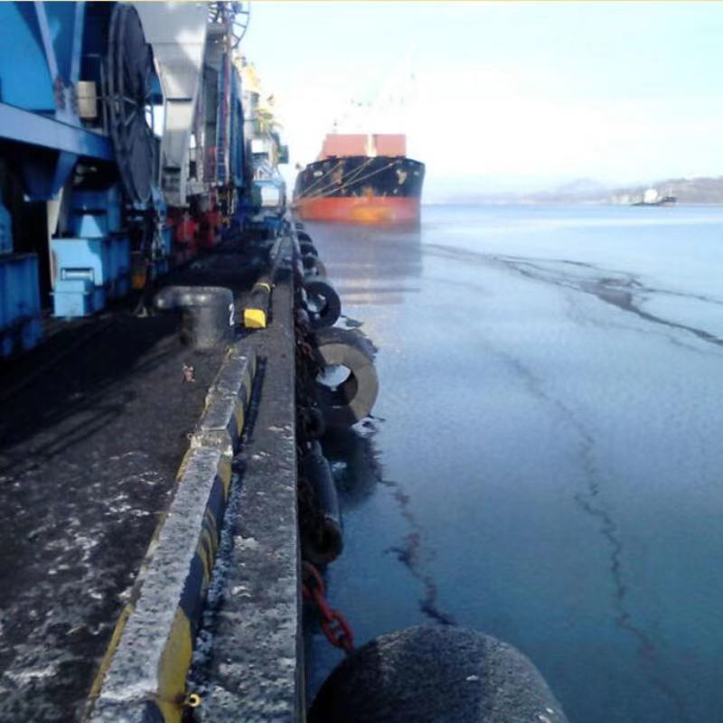 Цилиндричен тип морски док гумен калник за кея на кея