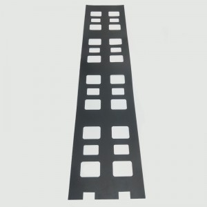 0.175mmPC изолационен лист черен, устойчив на висока температура, забавител на горенето, изолиращ уплътнителя, обичаен производител