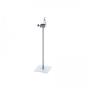 TMJ706 Free Standing Single Floor Metal Hand Sanitizer Display Rack