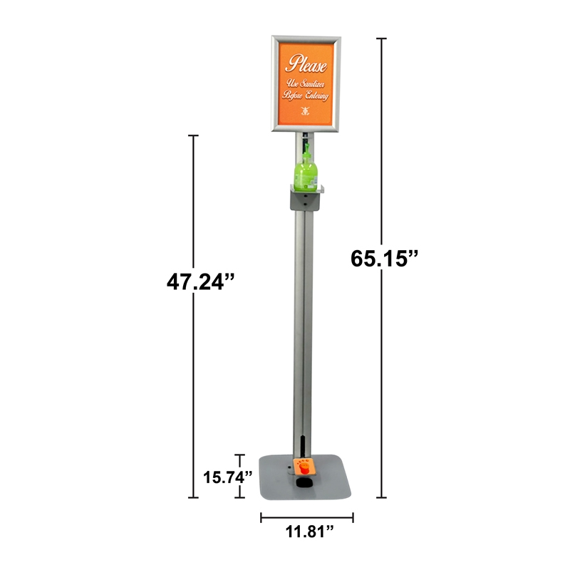 TMJ711 Търговски магазин Easy Upplity Metal Double Side Sanitizer Display Rack