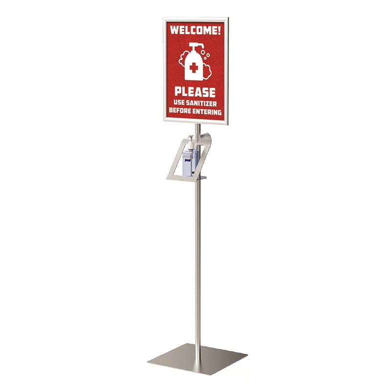 TMJ713 Стандинг Хенд Sanitizer Dispencer Dispencer Stand with Холдър Portable Hand Sanitizing Stand Display