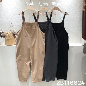 Свободните дамски панталони, които са пригодени за всякакви поводи, най-удобният обикновен памучен лен в стил 11662 Стилен и разхла...