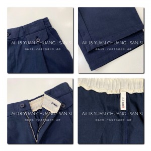 Свободните дамски панталони, които са пригодени за всякакви поводи, най-удобният обикновен памучен лен стил 11686 стилен и свободен...