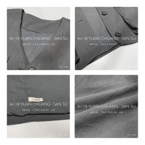 Съблазнителен дизайн, минималист стилна Касова жилетка Плътен цвят памук и лен с голям размер на 18539 елечета