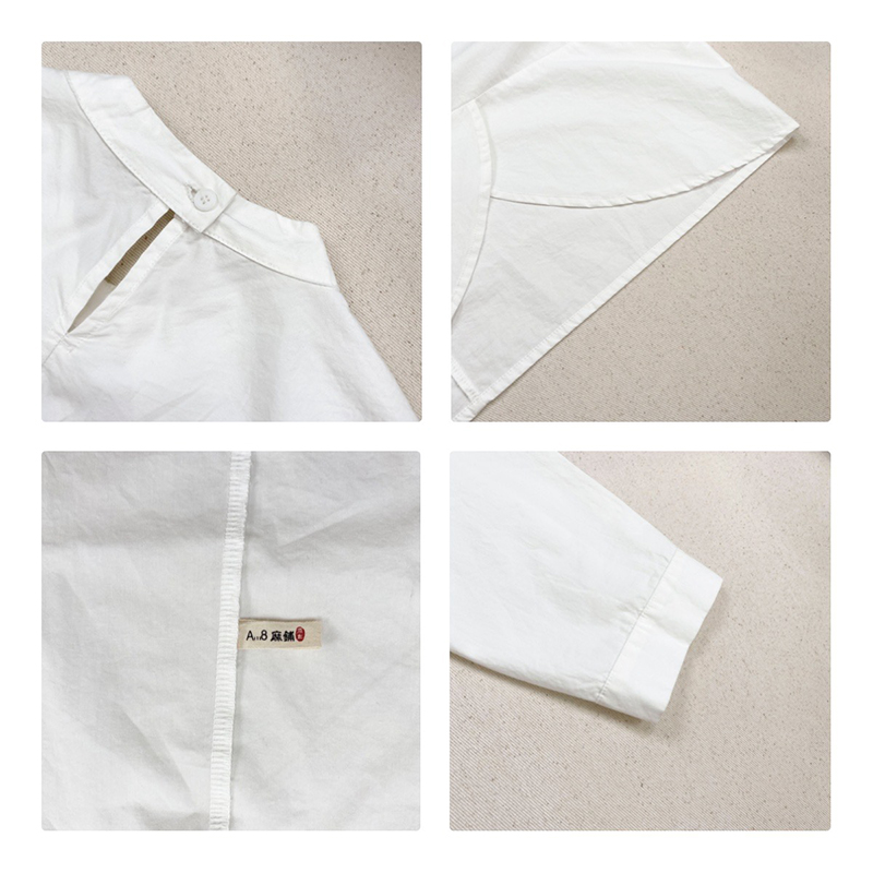 Свободно монтиран дизайн Minimalist Stylish Casual Solid color Striped Проверен за по-голям размер 1731 Lose Shirt