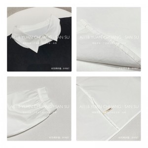 Loose-fitting sign Minimalist Stylish Casual Solid color Striped Checked oversized 19507 Loose Shirt + Waistcoat