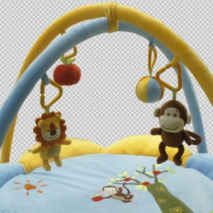 Цветна бебешка подложка - Лъв