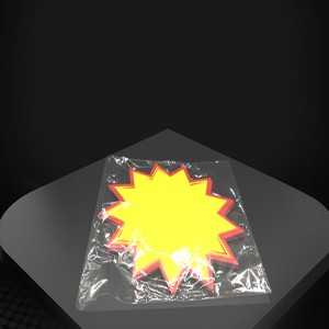 TMJ PP-718 Supermarket Poster for Retail Store Seement Translation Paper PRICE TAG commercial Label Stiker Card Burst Sign Pop