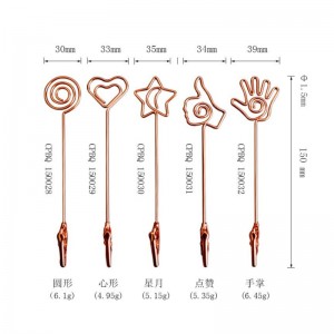 TMJ PP-543 Смол Desktop Label Stand Sign Holder Голд Brushed Steel Ship Displake Counttop