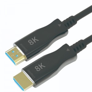 Горещи продажби 10M \\/ 33 фута HDMI 8K AOC удължител с 8K @ 60Hz \\/ 4K @ 120Hz 48Gbps мъжки към мъжки за видеопрожекция