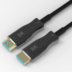 Горещи продажби 10M \\/ 33 фута HDMI 8K AOC удължител с 8K @ 60Hz \\/ 4K @ 120Hz 48Gbps мъжки към мъжки за видеопрожекция