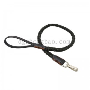 Зашеметяващо усукване дизайн кожено въже за домашни любимци за кучета