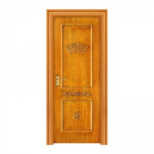 2021 Китай проста дървена врата wpc външна врата боядисана врата за евтини търговски