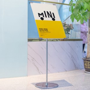 TMJ PP-557 Евтина външна плакатна ролка банерна рамка за рекламна дисплейна поставка