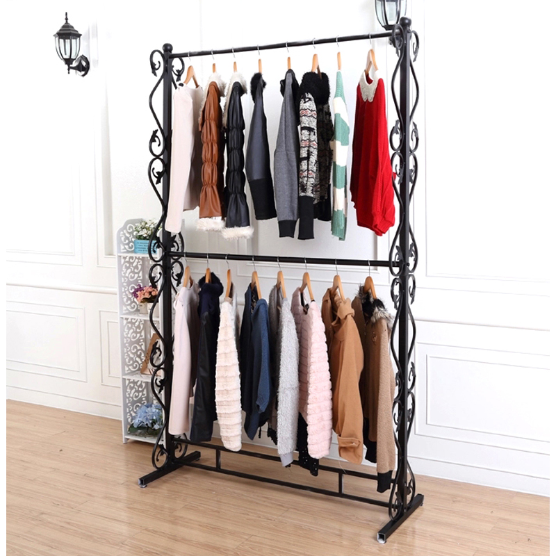 TMJ PP-560 Factory Cutom High Clothing Display Design Revoling Metal Ornament Display Stand