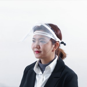 Нова мода Анти мъгла Пълна изчистена цветна тонирана регулируема щитка за лице Пластмаса