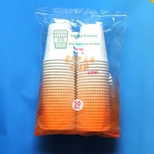 7oz 210ml водна хартиена чаша Японски пазар за вечеря