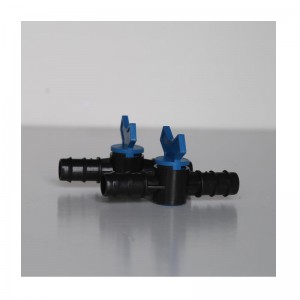 Вграден съединителен клапан на капковия тръбопровод PE