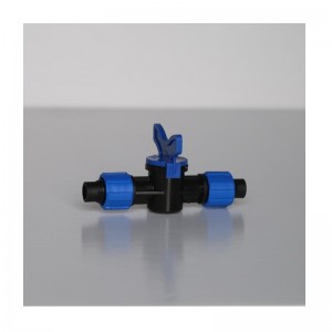 Вграден съединителен клапан на капковия тръбопровод PE