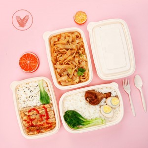 Опаковката за бързо опаковане на храни с биоразградима кутийка за царевично нишесте