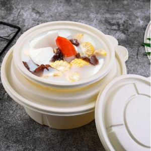 Еднократни контейнери за опаковане на храни биоразградима кутия за обяд биоразградима опаковка