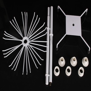 TMJ PP-588 Фабрика за ръчно изработени от OEM акрилни бижутерски дисплей с акрилен въртящ се обици