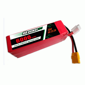 HDPOWER 6000mAh 35C 6S 22.2V липо батерия