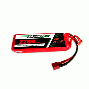 HD POWER 2200mAh 45C 3S 11.1V липо батерия