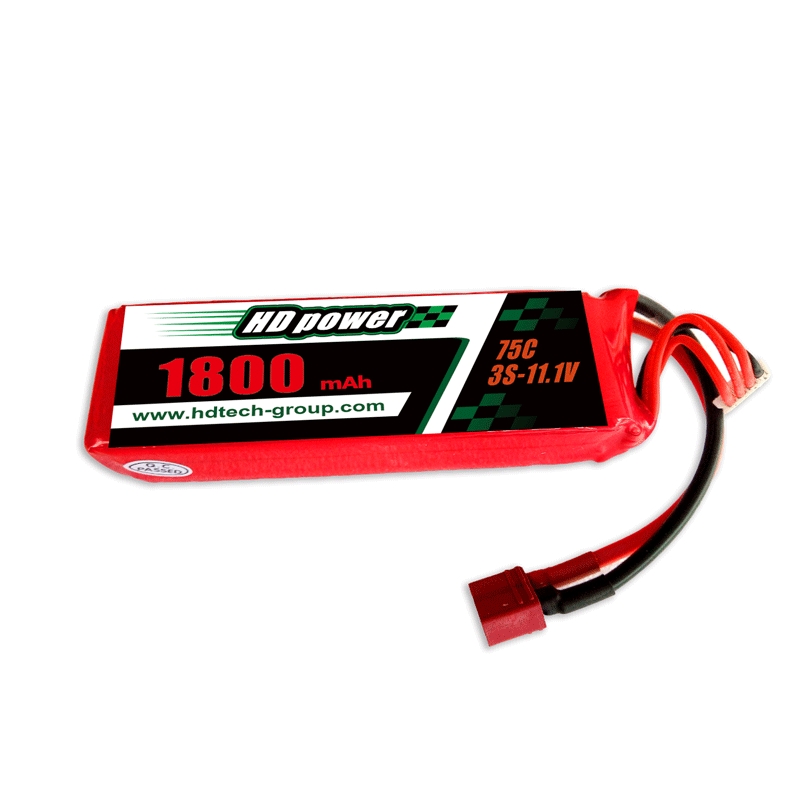 HD POWER 1800mAh 75C 3S 11.1V липоматична батерия