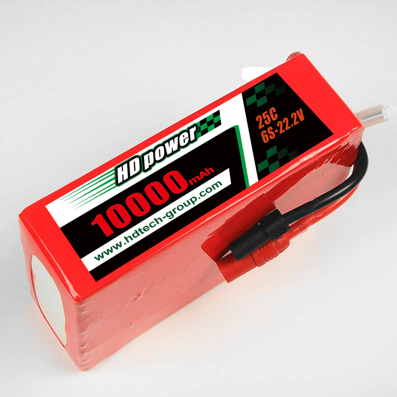 HD POWER 10000mAh 25C 6S 22.2V липо батерия