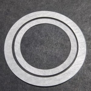 Огнезащитна и устойчива на разкъсване изолационна хартия Бяла DMD арамидна хартия Високотемпературна кръгла изолационна хартия ...