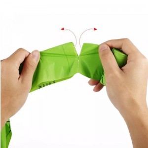 Композиращи за еднократна употреба торбички за домашни любимци Еко Приятелски кучешки изпражнения Торби Царевично нишесте Биор...