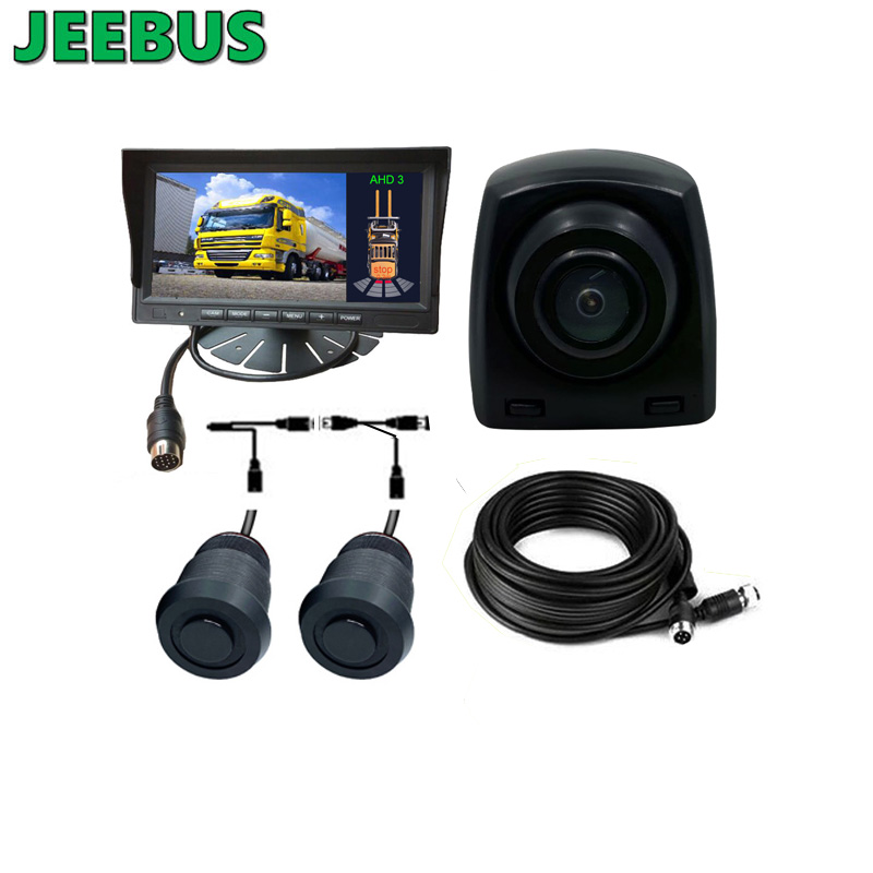 HD Night Vision Car Reverse Camera с 2Сензори Ултаsonic Digital Design Radar Parking Sensor Monitoring System