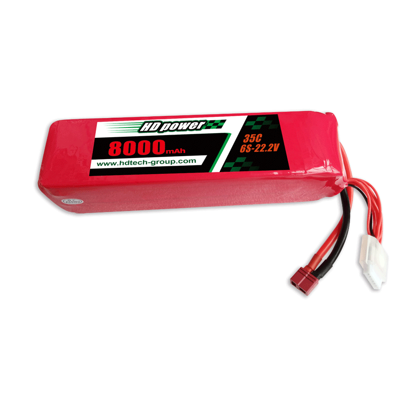 HD POWER 8000mAh 6S 35C 22.2V за БЛА