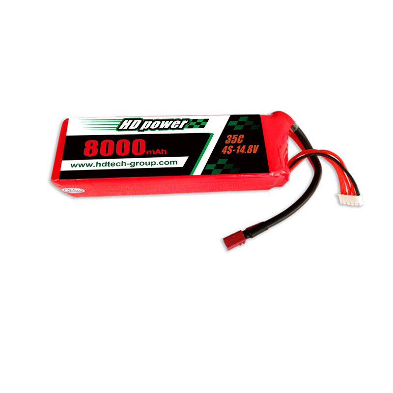 HD POWER 8000mAh 4S 35C 14.8V за БЛА