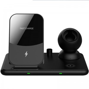 Станция за безжично зареждане 4 в 1