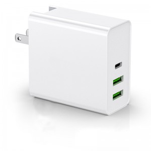 65W PD USB Тип C Захранващо мултипортово стенно зарядно устройство