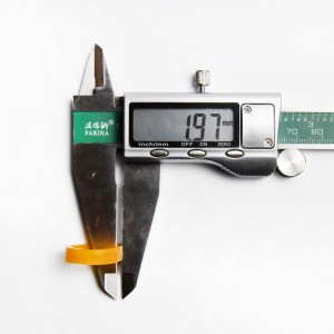 Персонализиран от производителя 08 * 2 жълт прозрачен пръстен за свързване на кабели за данни, устойчив на висока температура, усто...