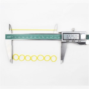 Фабрични директни еднократни цветни малки размери каучукова лента букет кабел за данни лента за свързване с висока еластичност ...