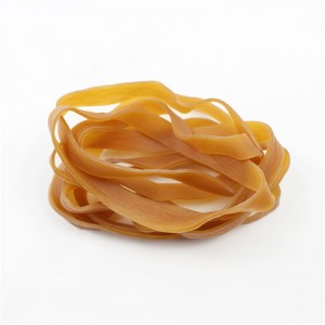 Производителите по поръчка удължени и разширени ластици жълти прозрачни с висока еластичност не е лесно да се счупят извънгабар...