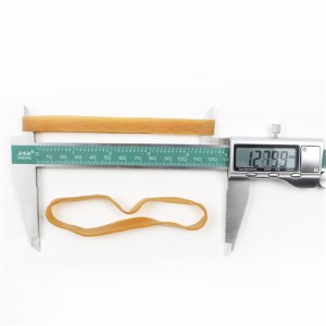 Производителите по поръчка удължени и разширени ластици жълти прозрачни с висока еластичност не е лесно да се счупят извънгабар...