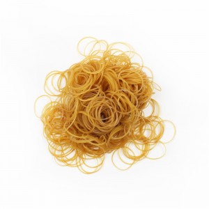 Фабрично персонализиран плътен цвят жълт високоеластичен офис културен и образователен практичен ластик