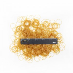 Фабрично персонализиран плътен цвят жълт високоеластичен офис културен и образователен практичен ластик