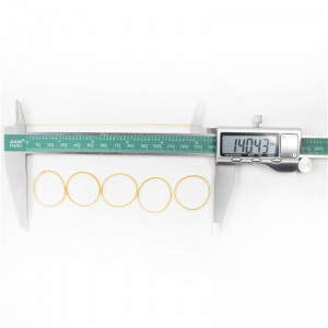 Фабрично персонализиран плътен цвят жълт високоеластичен офис културен и образователен практичен ластик