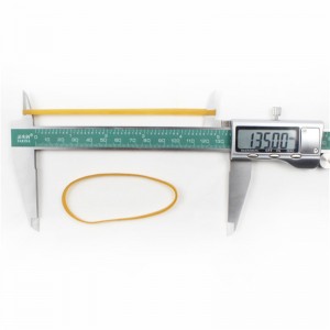 Фабрично персонализирана жълта прозрачна устойчива на висока температура и анти-стареене индустриална гумена лента