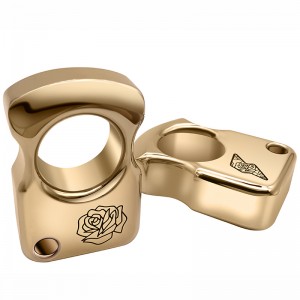 Изработена по поръчка Brass Finger Tiger EDC Finger Buckle Defense Finger Tiger Outdoor Broken Window Products