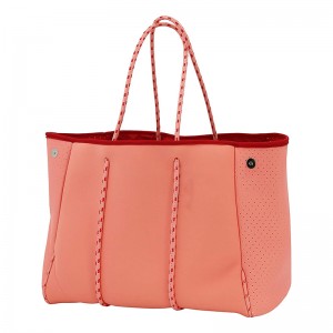 Изработена по поръчка водоустойчива перфорирана неопренова чанта за плаж с неопренова торбичка