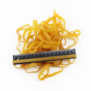 Производителите по поръчка удължени и разширени гумени ленти с възможно най-висока температура и анти-стареене жълт гумен ремък